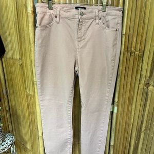 Pale pink. Buffalo. Stretch.